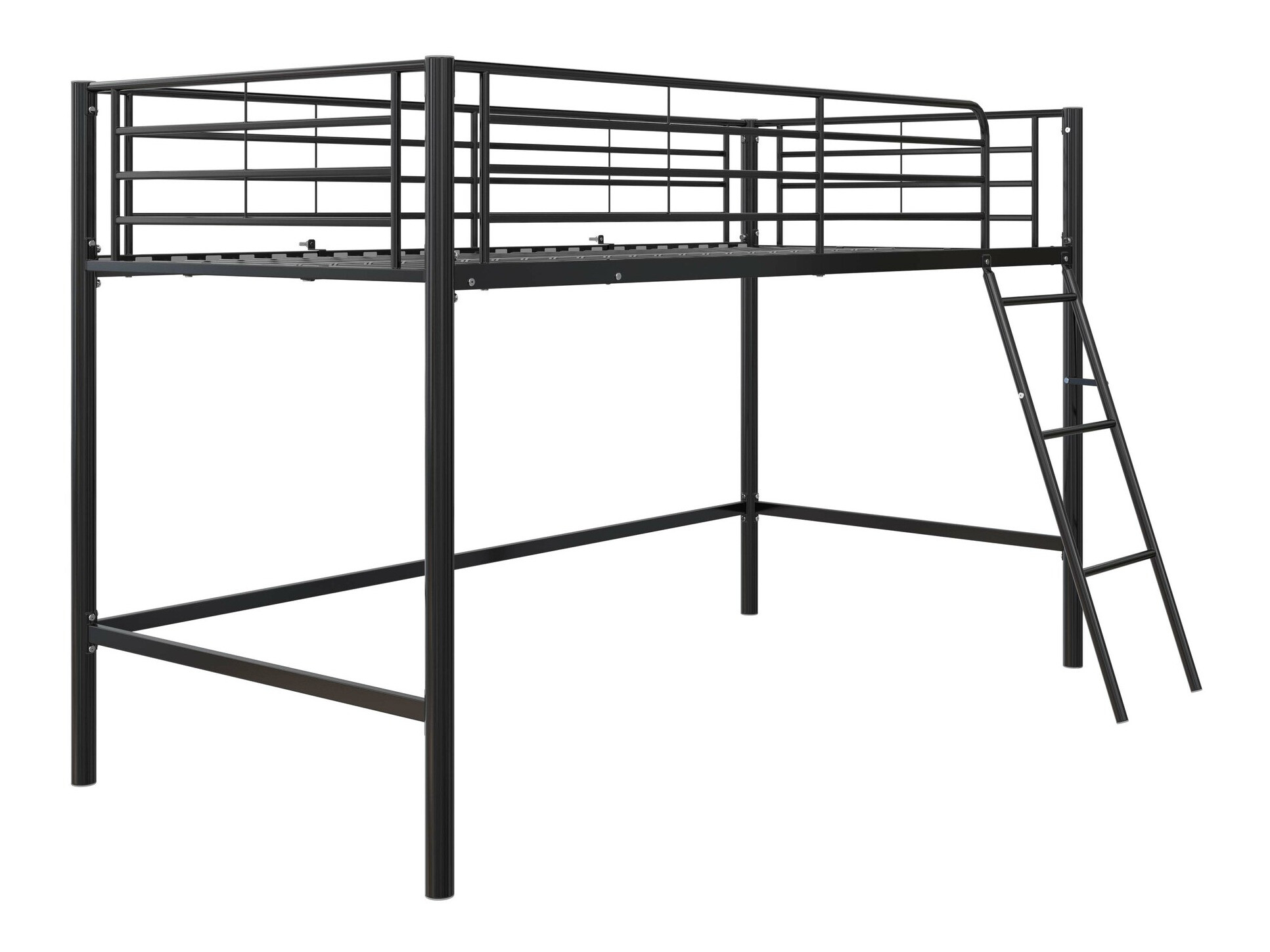 Visoka postelja Denton 1224 (Črna)