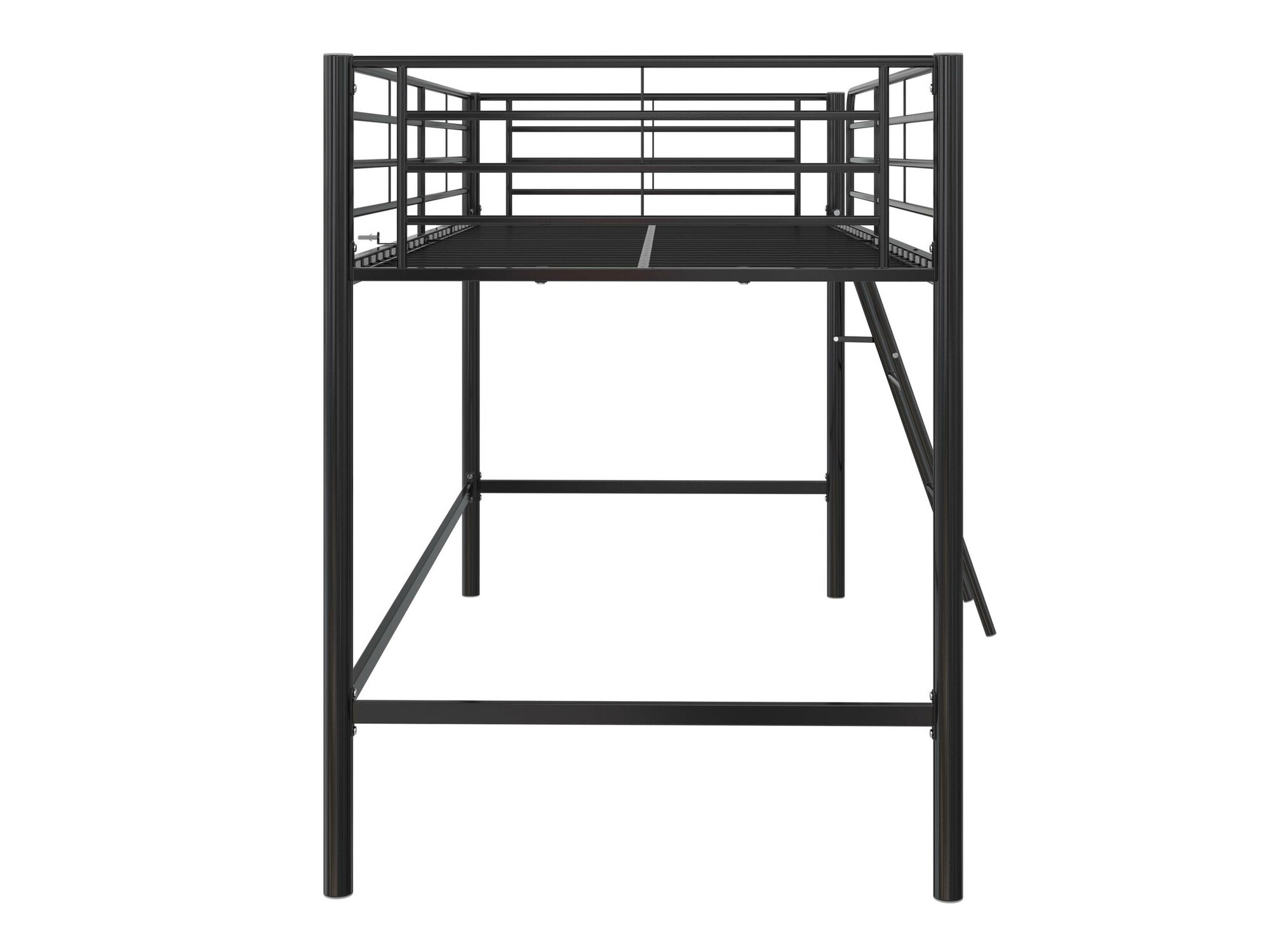 Visoka postelja Denton 1224 (Črna)