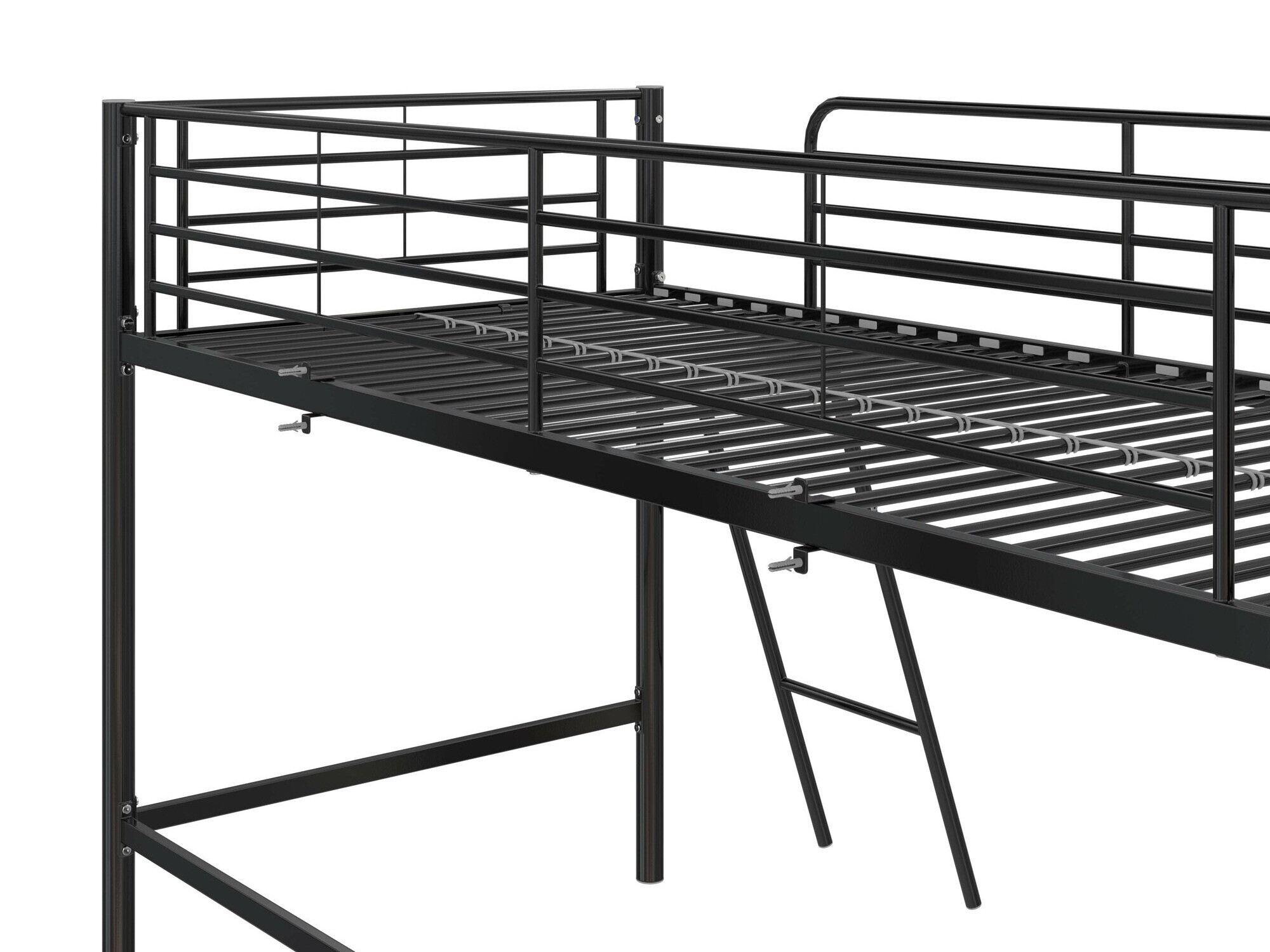 Visoka postelja Denton 1224 (Črna)