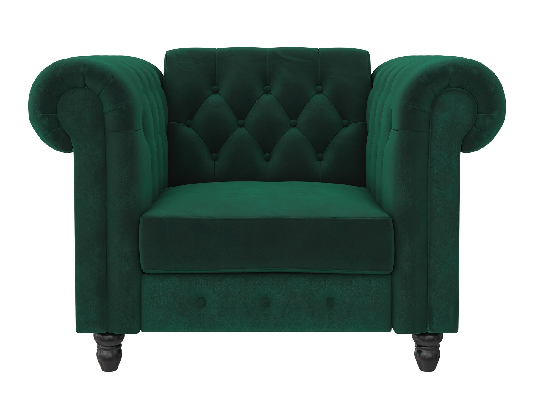 Chesterfield fotelj Tulsa 630 (Temno zelena)