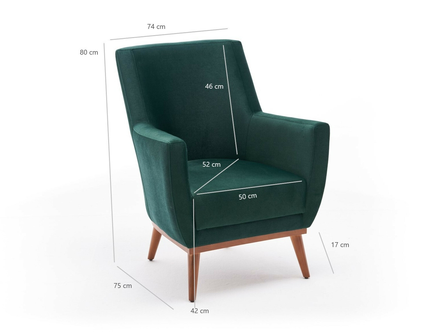 Fotelj Altadena 460 (Zelena)