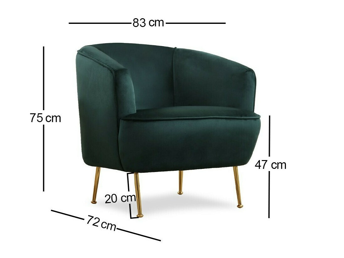 Fotelj Altadena 465 (Roza)