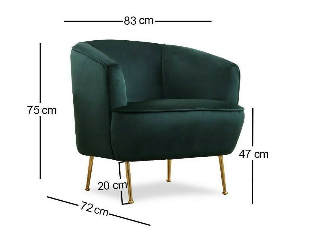 Fotelj Altadena 465 (Svetlo siva)