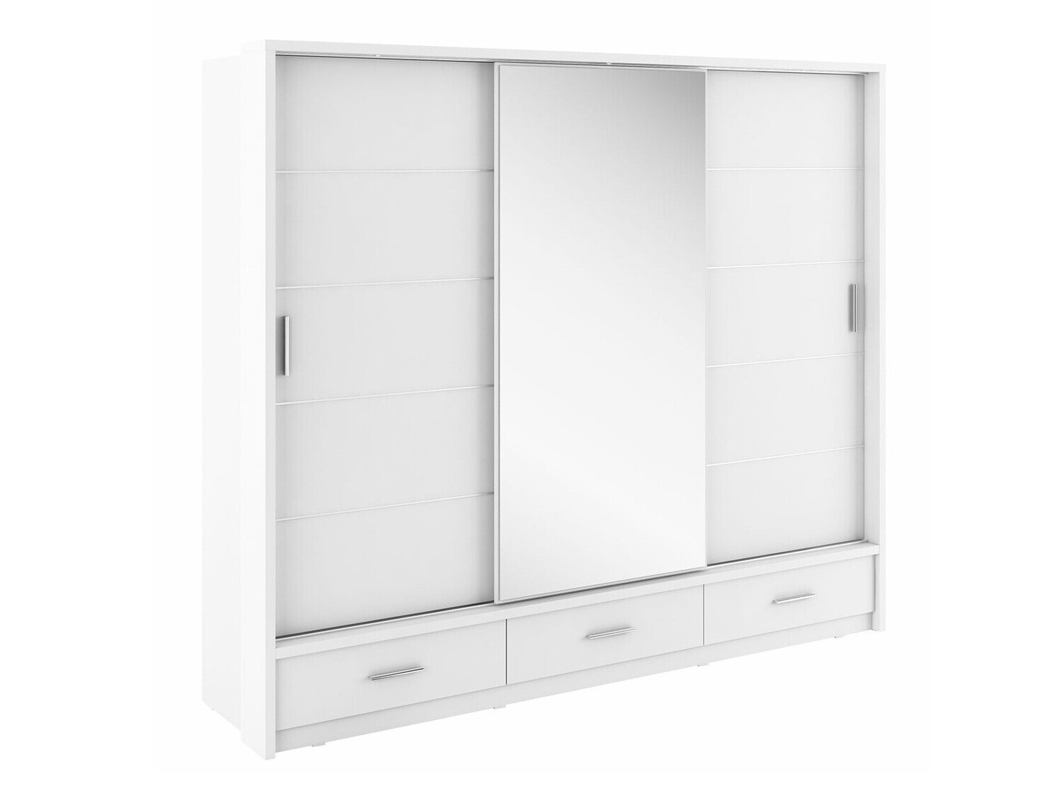 Garderobna omara Fresno 100 (Bela)