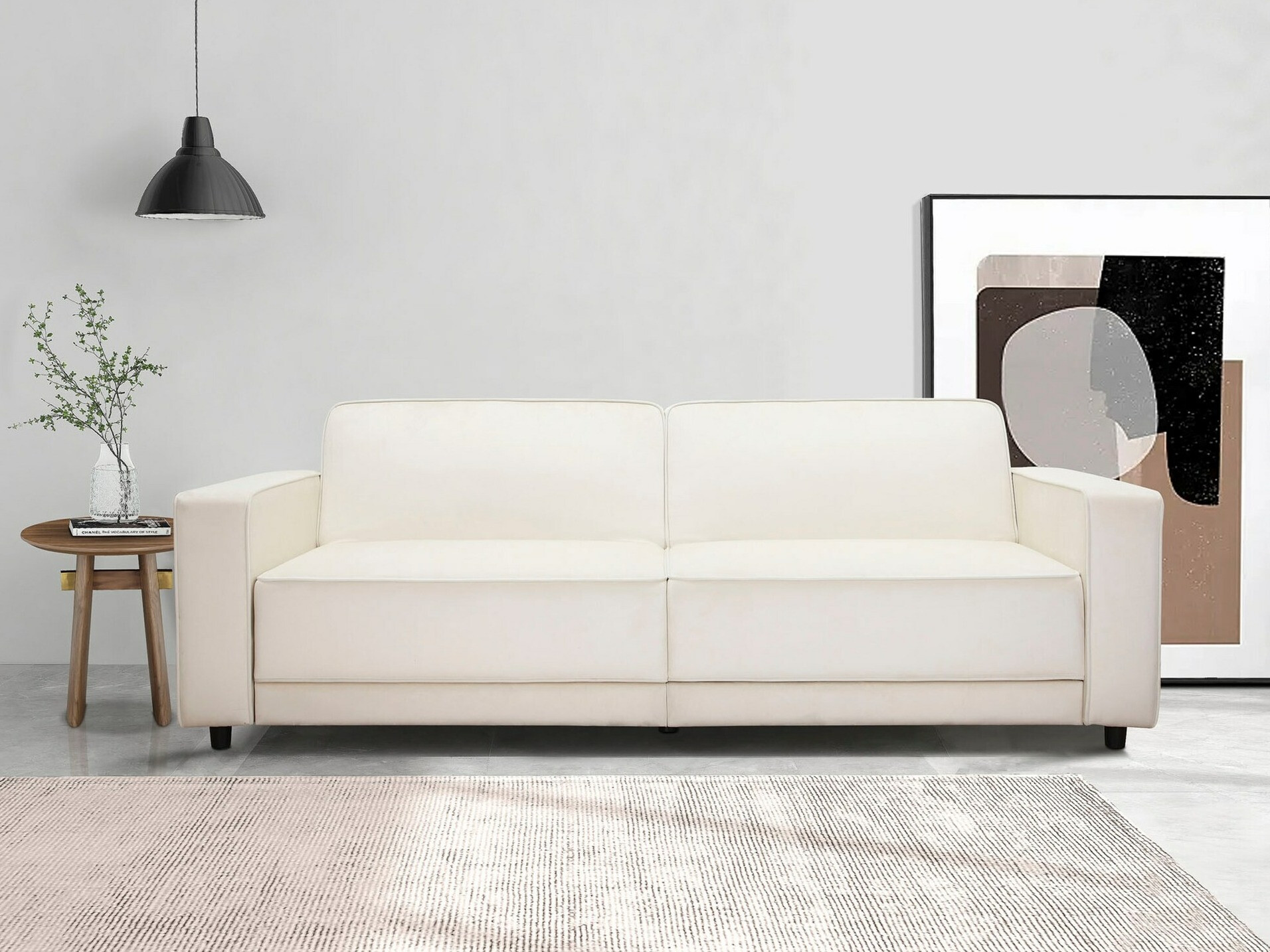 Raztegljiv kavč Tulsa 632 (Krema)