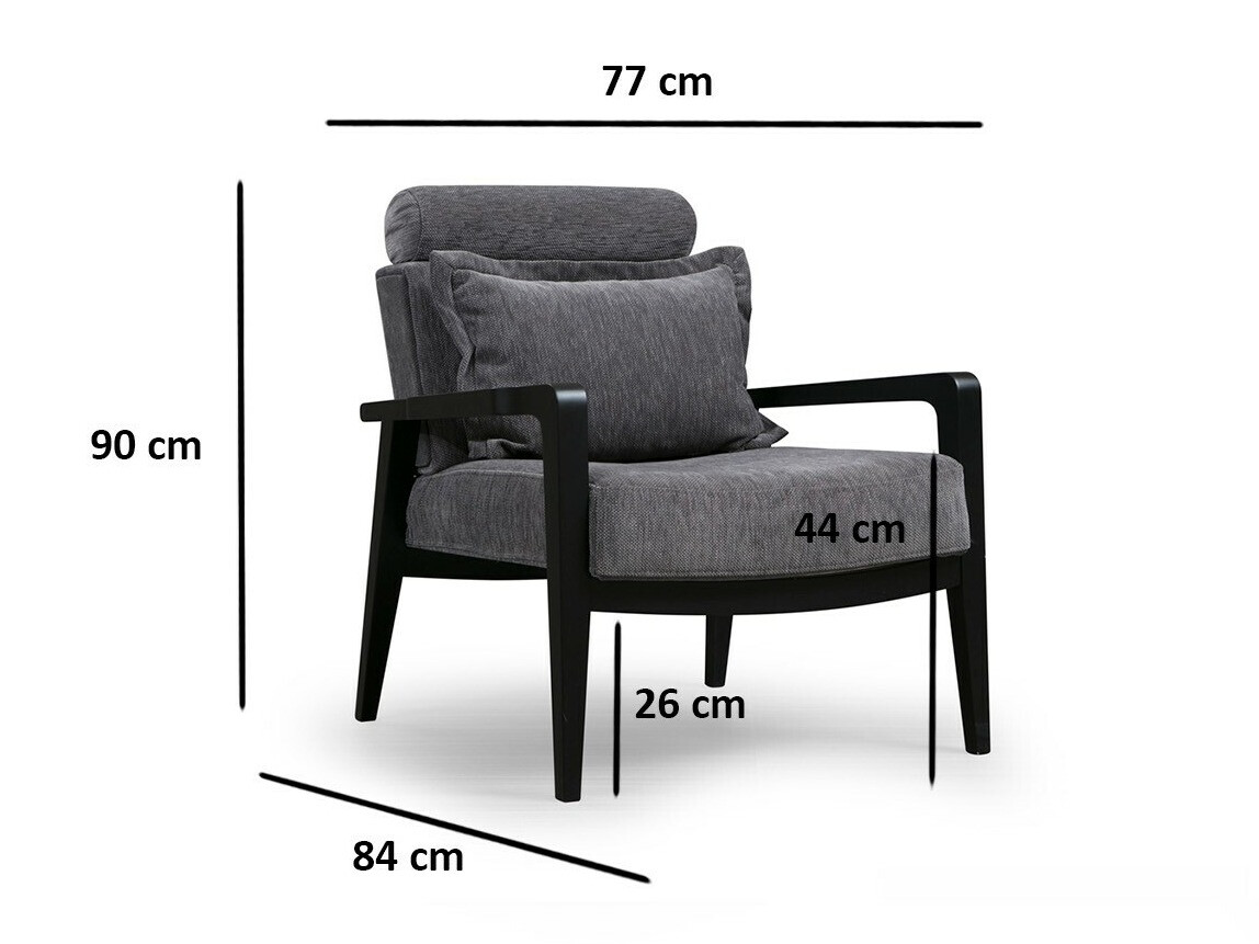 Fotelj Altadena 468 (Siva)