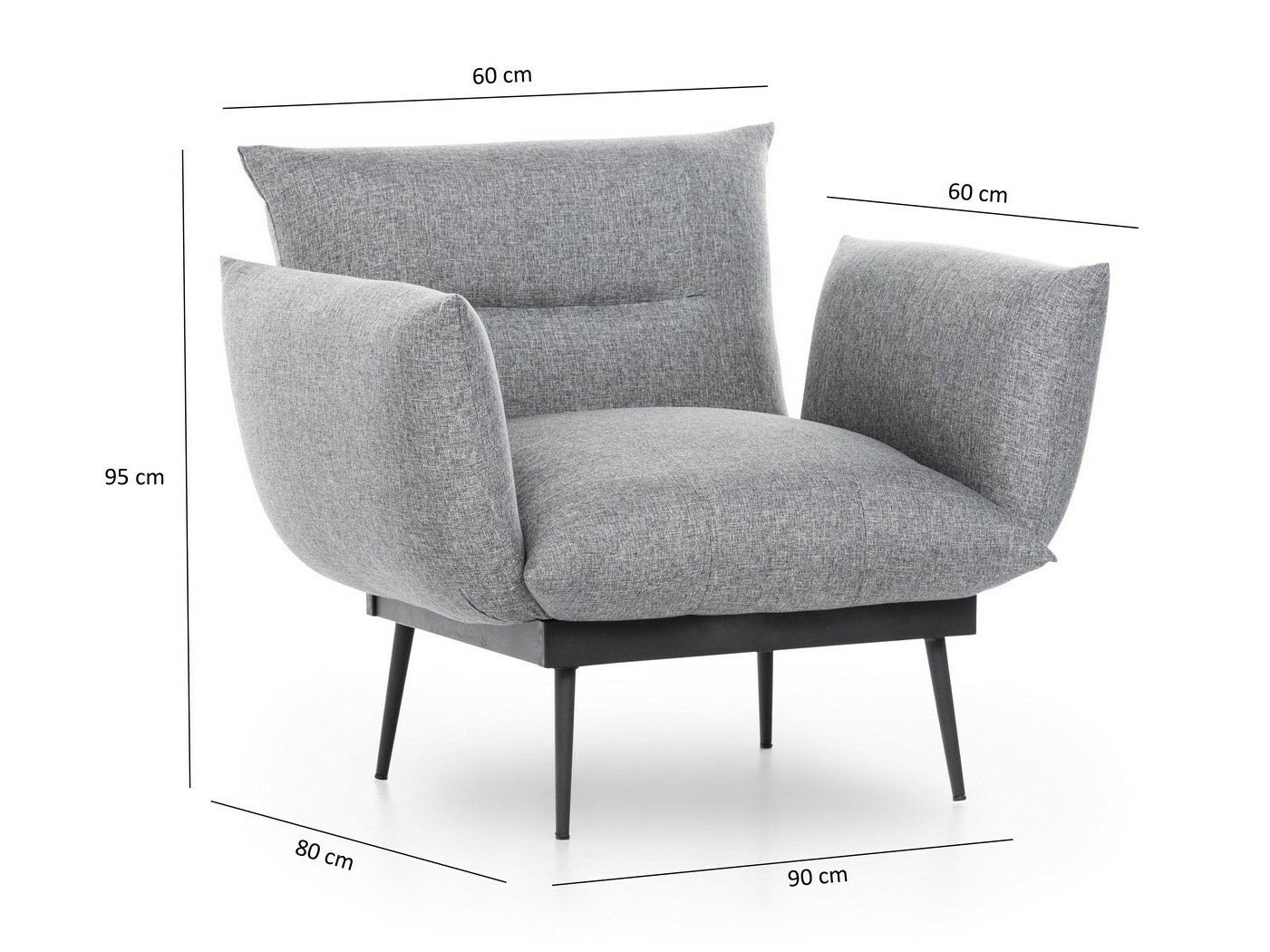 Fotelj Altadena 469 (Siva)