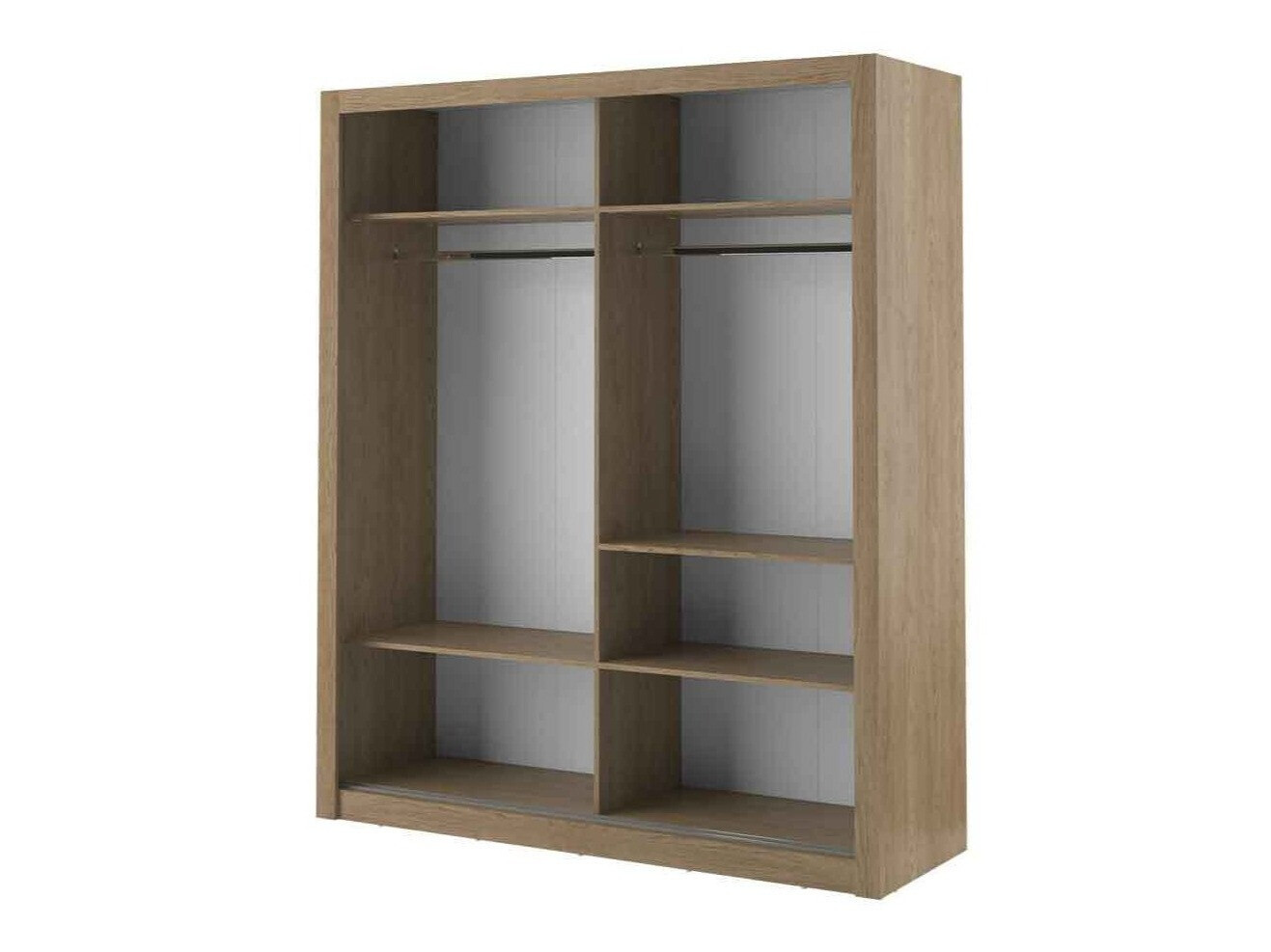 Garderobna omara Fresno 102 (Lahki hrast)