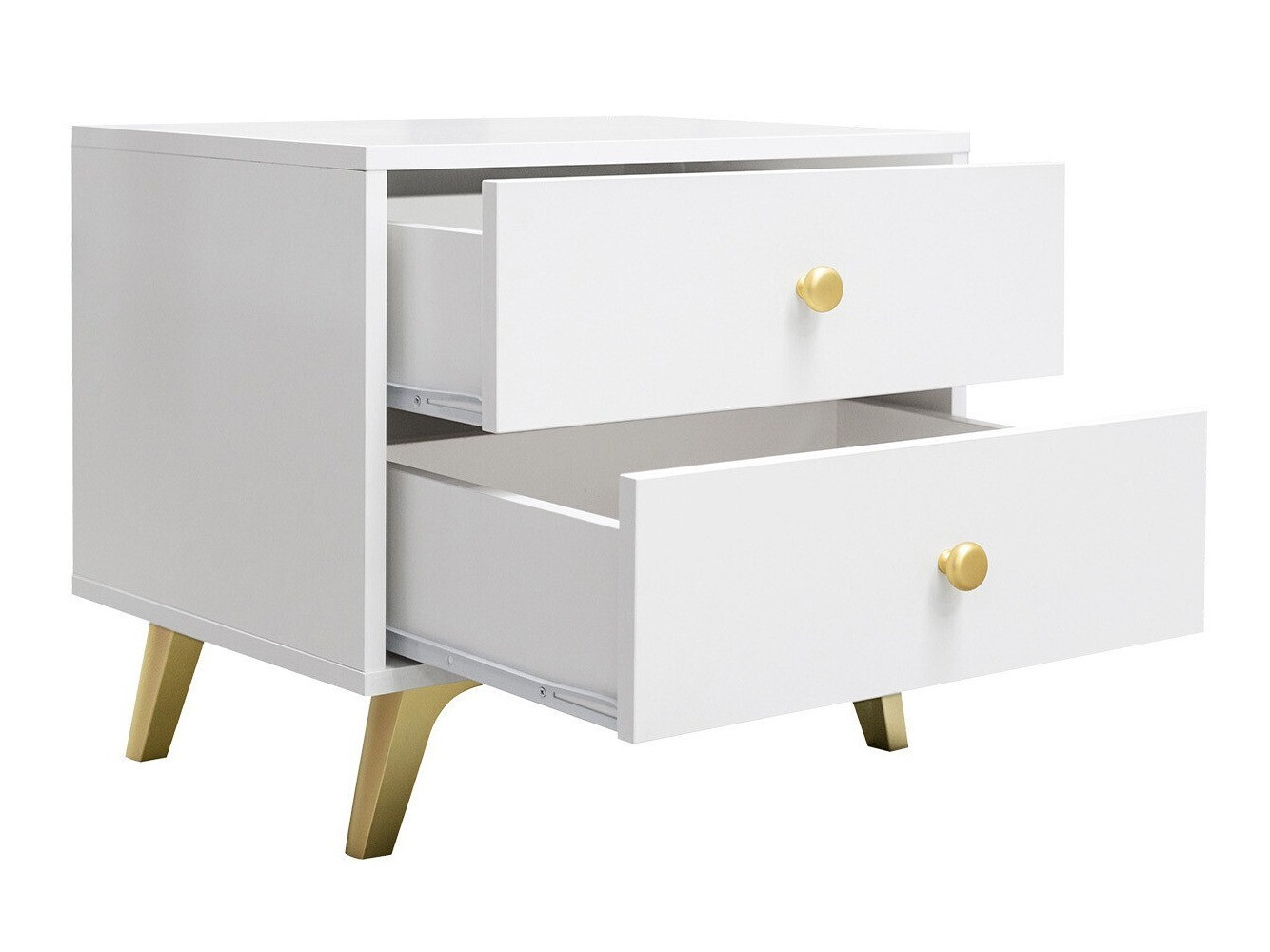 Nočna omarica Monfera 101 (Bela)