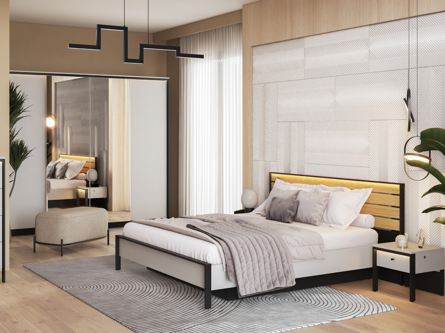 Komplet spalnic Almela 105 (Ne)