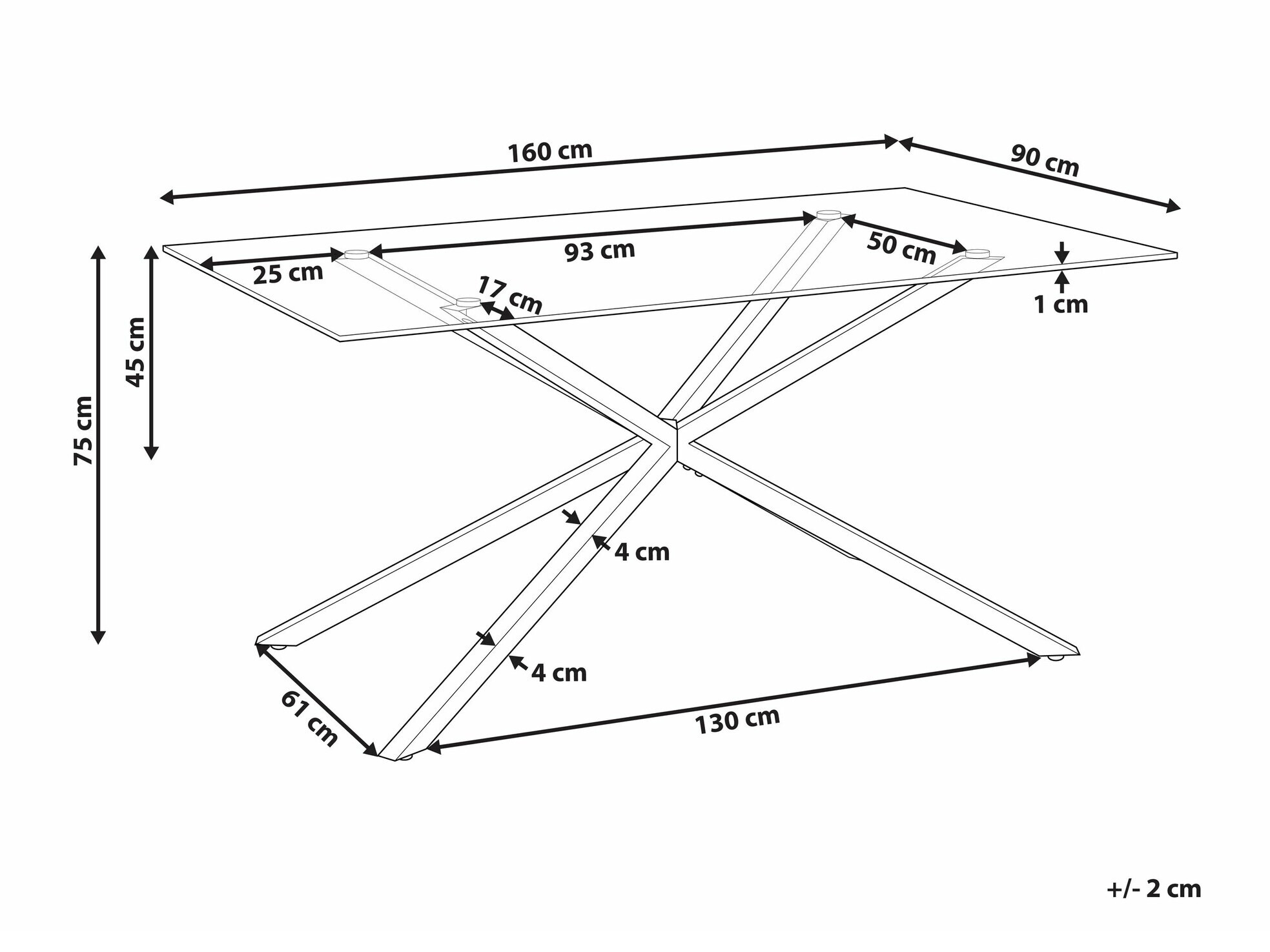 Miza Berwyn 1485 (Srebrna)