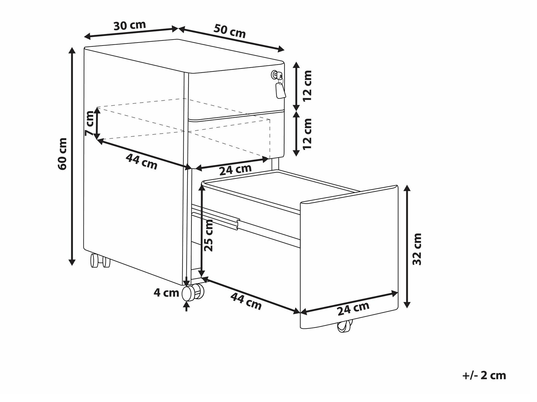 Predalnik Berwyn 1519 (Črna)