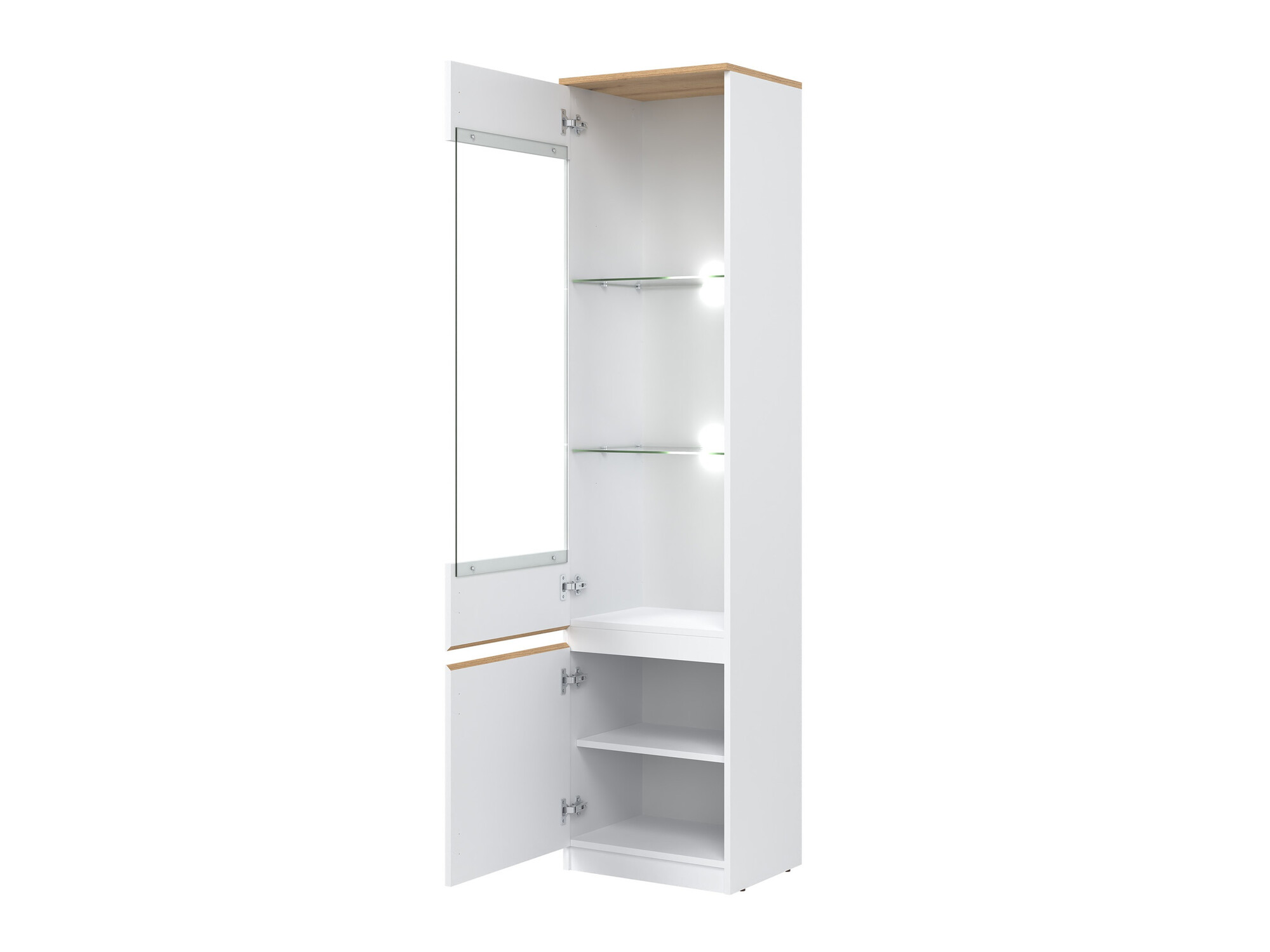 Regal Catelbi 121 (Bela + Hrast)