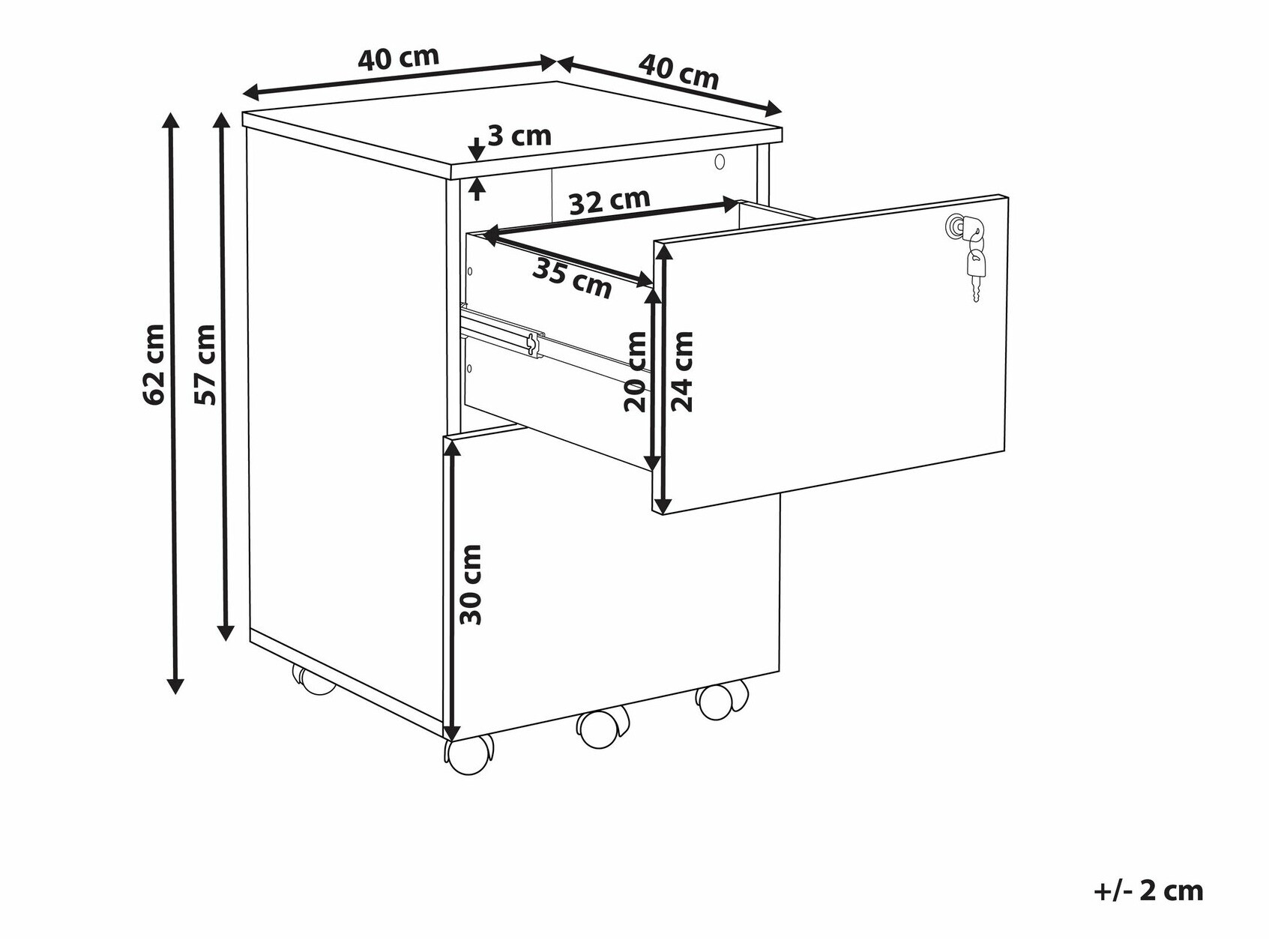 Predalnik Berwyn 3281 (Bela)