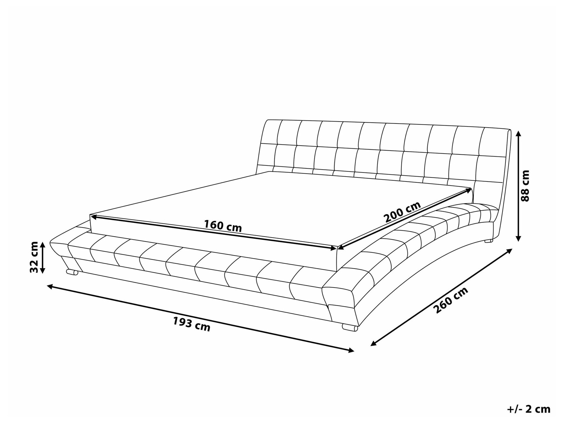 Postelja Berwyn 1535 (160 x 200 cm)