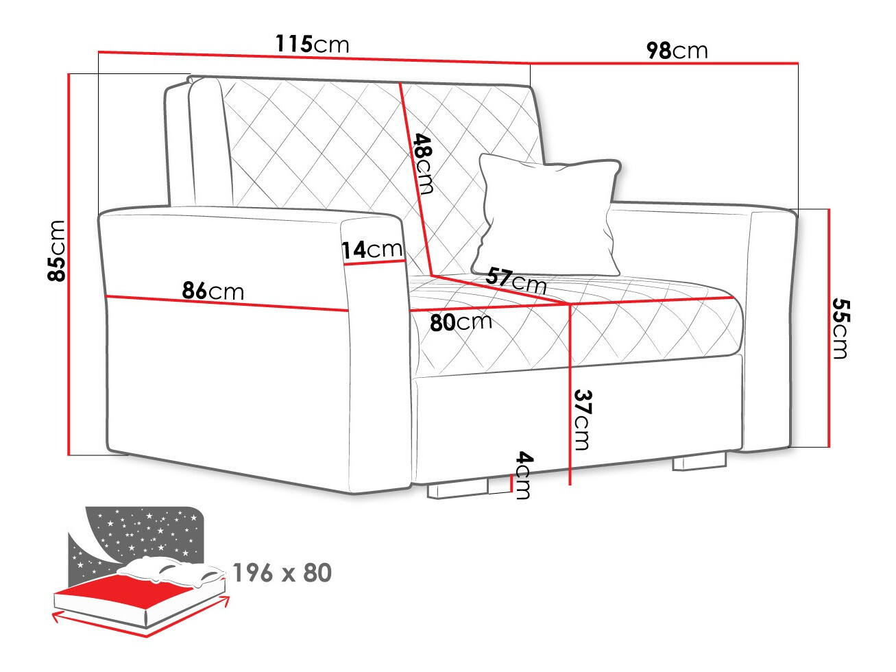 Fotelj Clarona I (Zanzibar 182)