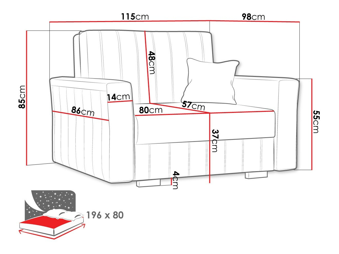 Fotelj Orinen I (Paros 2)