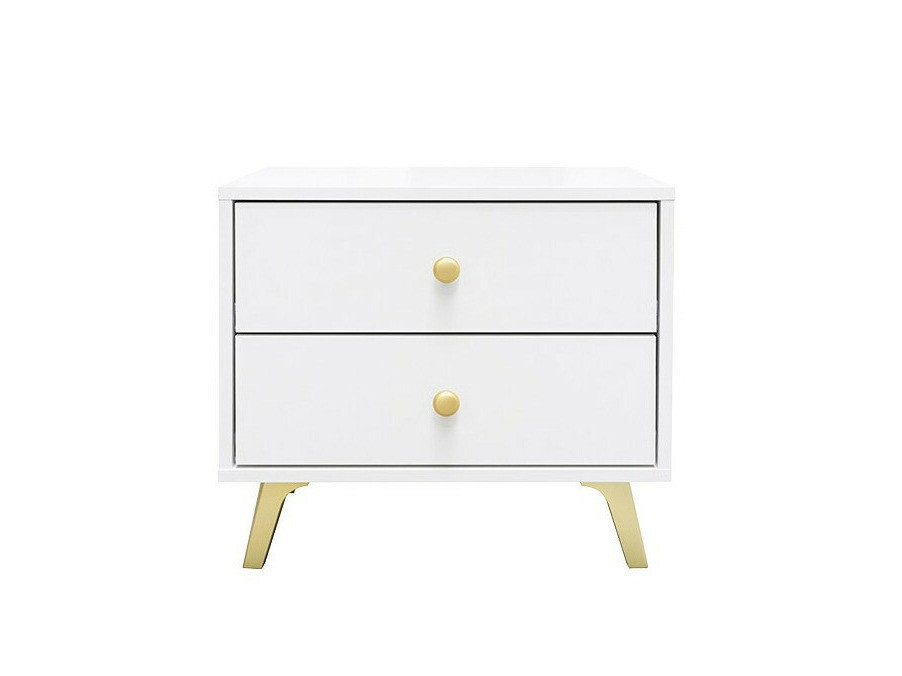 Nočna omarica Monfera 101 (Bela)