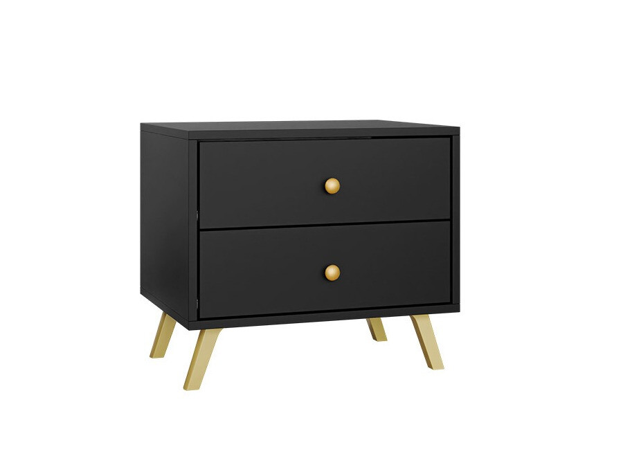 Nočna omarica Monfera 101 (Črna)