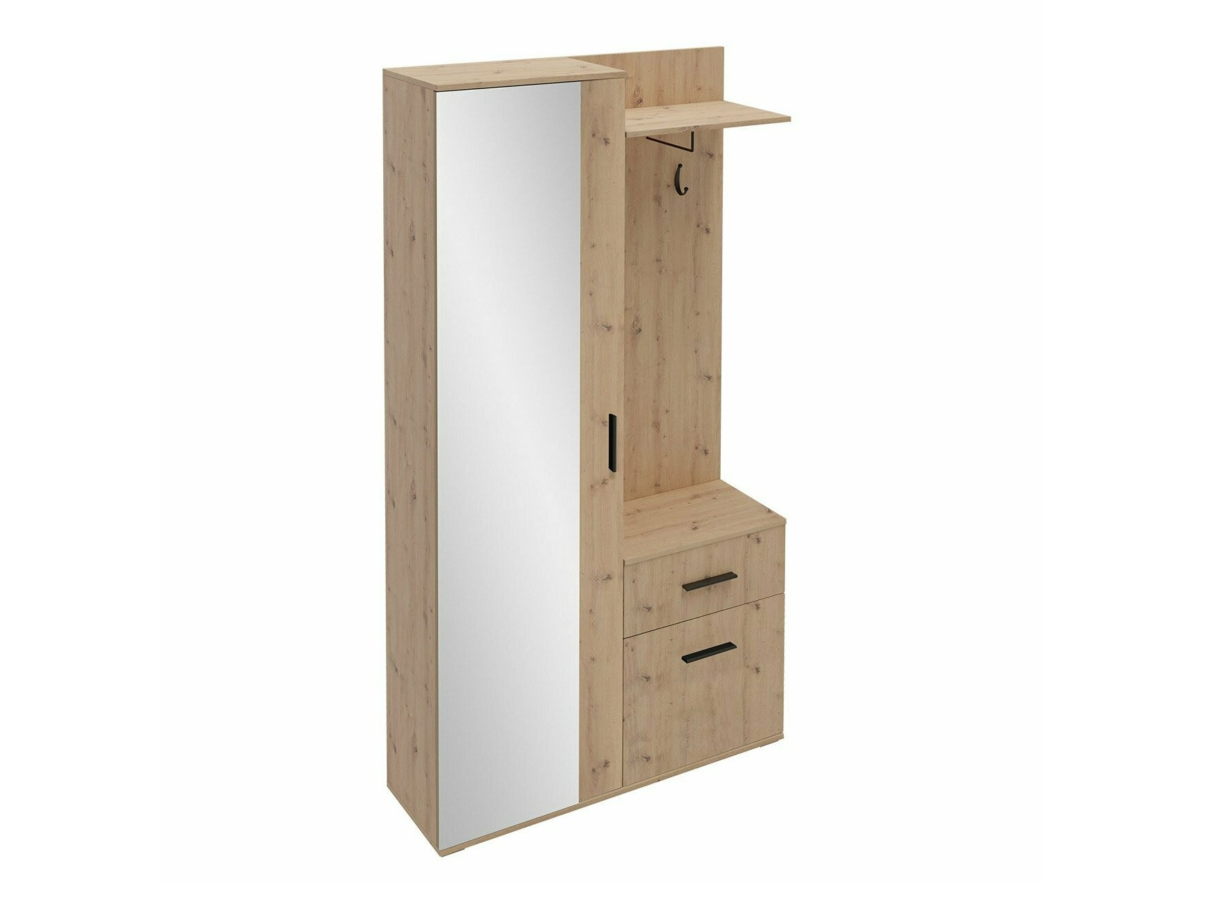 Komplet za predsobo Pavo (Artisan hrast)