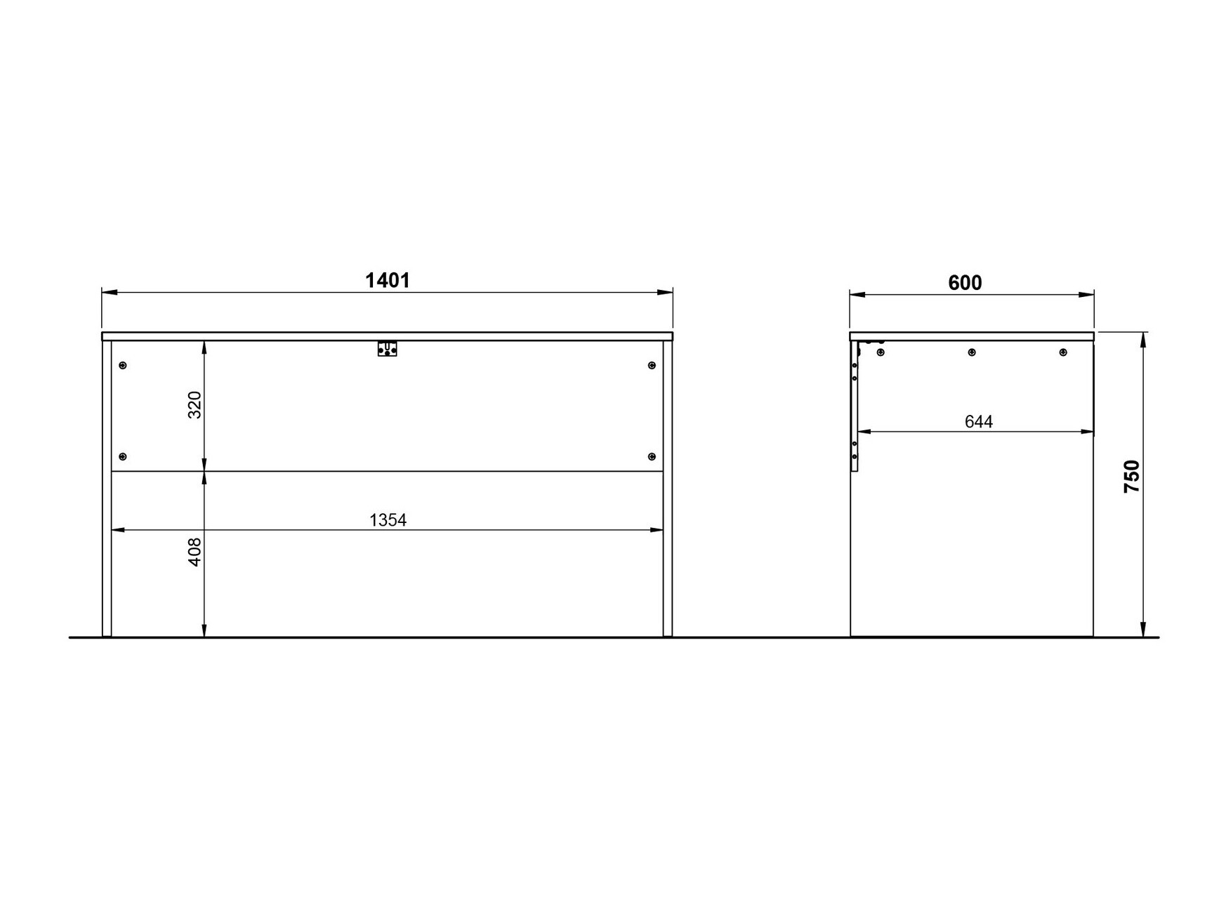 Pisalna miza Sacramento 508