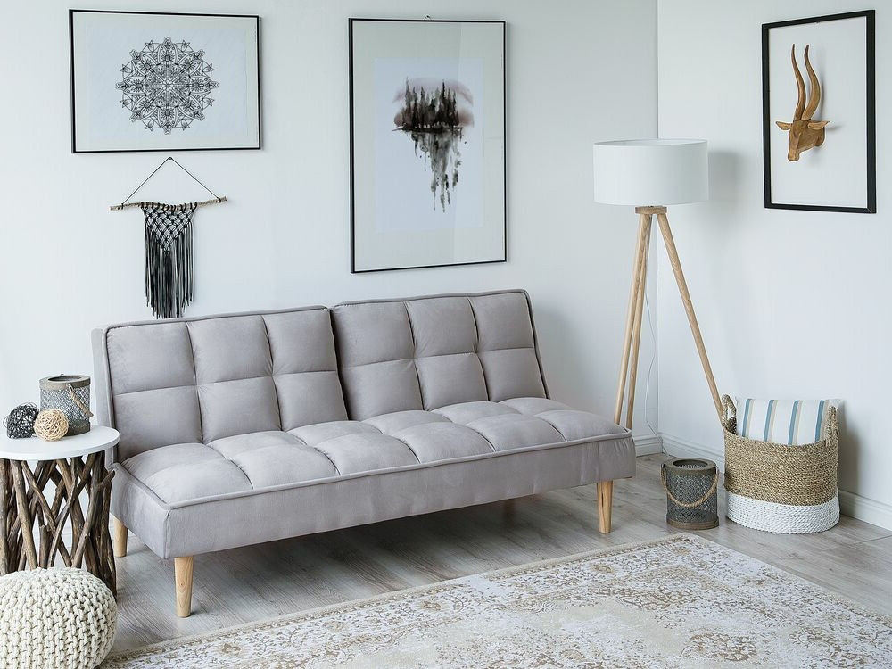 Raztegljiv kavč Berwyn 1554 (Svetlo siva)