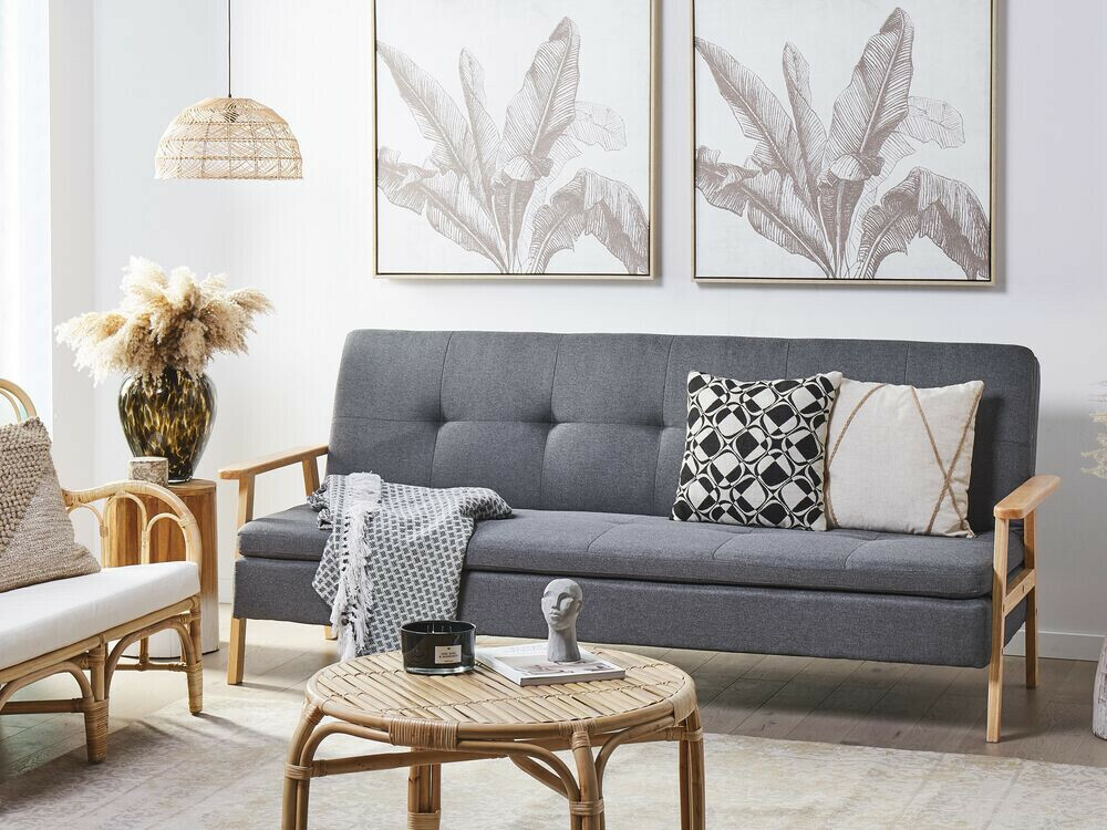 Raztegljiv kavč Berwyn 1563 (Siva)