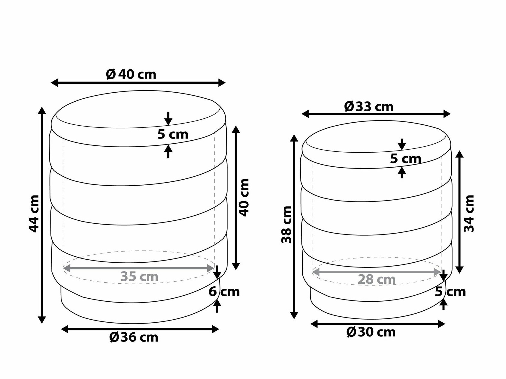 Komplet taburejev Berwyn 1577 (Roza)