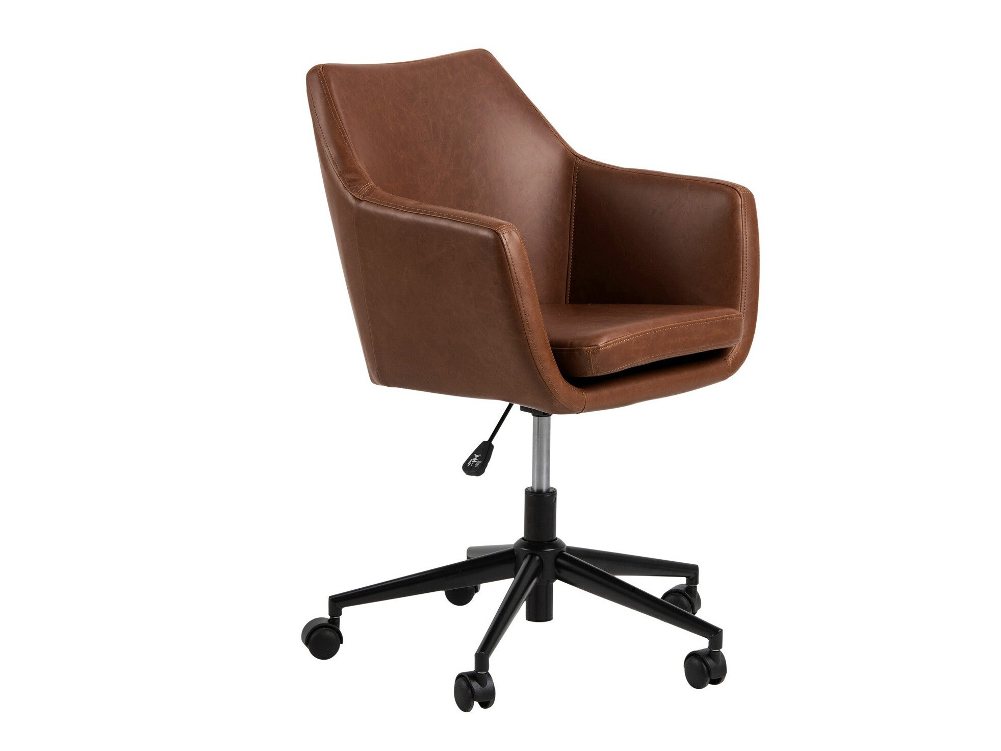 Pisarniški stol Norsica 166 (Črna + Rjava)