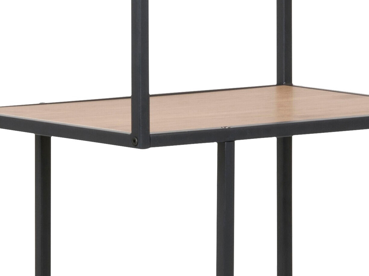 Regal Norsica Sevferi 104 (Divji hrast + Črna)