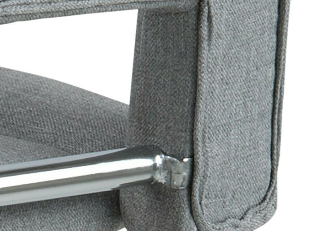 Srednje visok barski stol Norsica 164 (Svetlo siva + Srebrna)