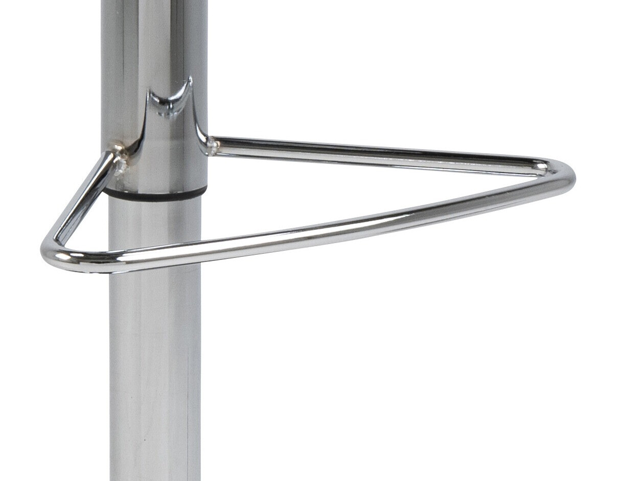 Srednje visok barski stol Norsica 164 (Svetlo siva + Srebrna)