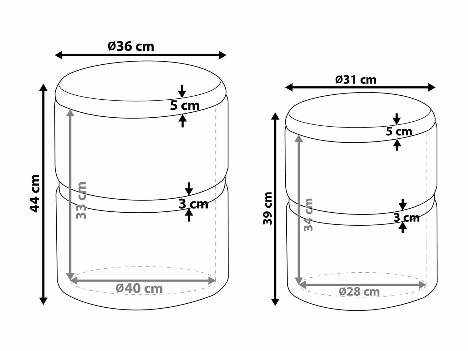 Komplet taburejev Berwyn 1581 (Roza)