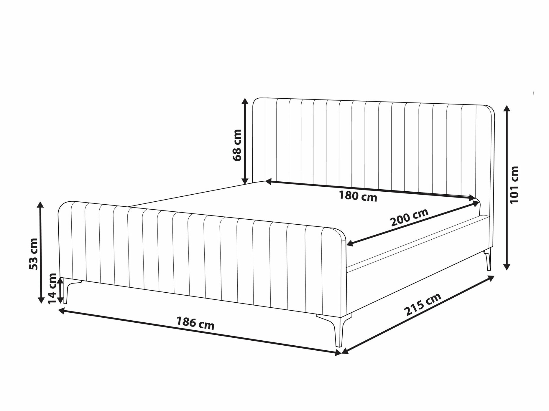 Postelja Berwyn 1584 (Taupe)
