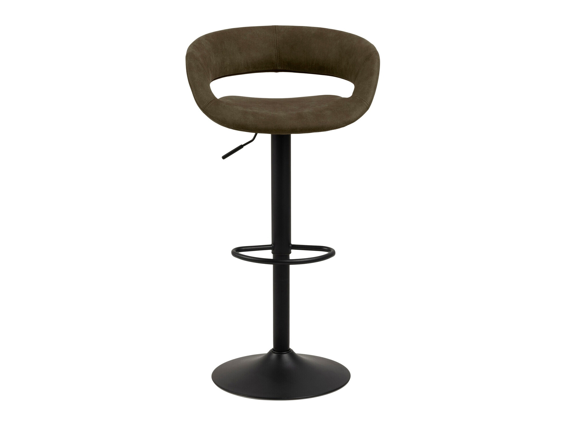 Srednje visok barski stol Norsica 280 (Kaki + Črna)