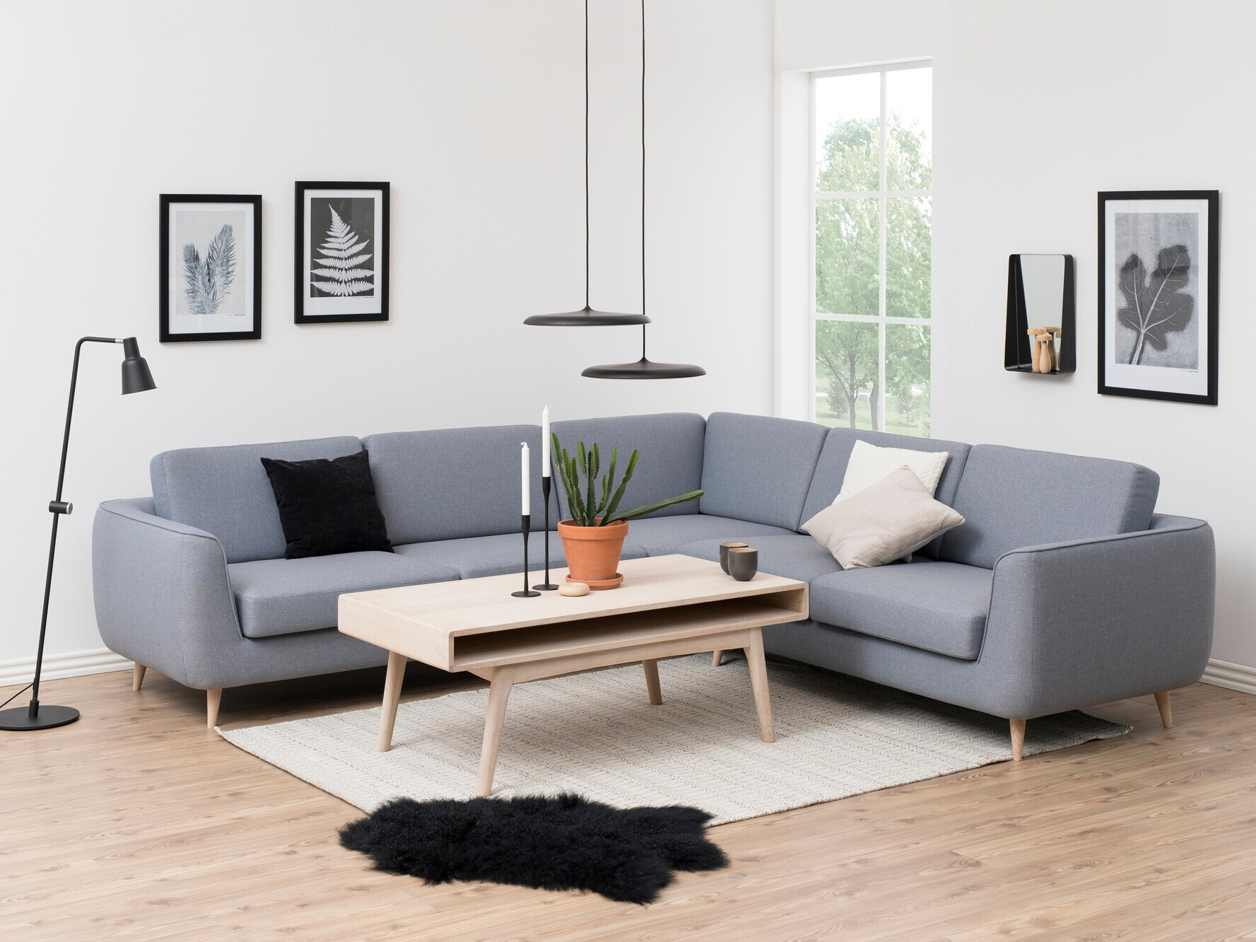 Klubska mizica Norsica Elmdome 105 (Svetlo rjava)