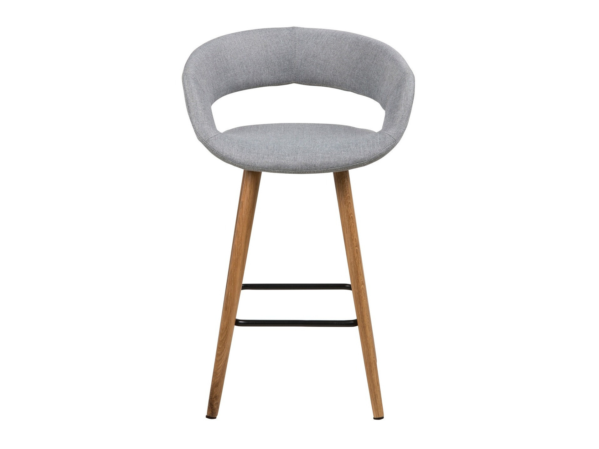 Srednje visok barski stol Norsica 139 (Svetlo siva)