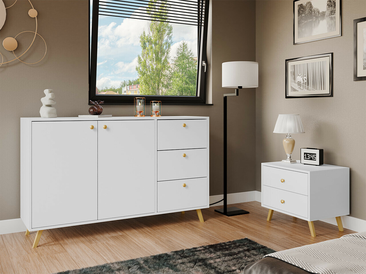 Komoda Monfera 100 (Bela)