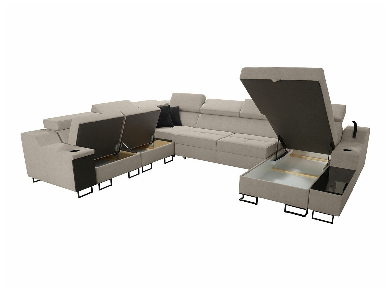 Kotna garnitura Sarasota 160 (Uttario Velvet 2951 + Uttario Velvet 2954)