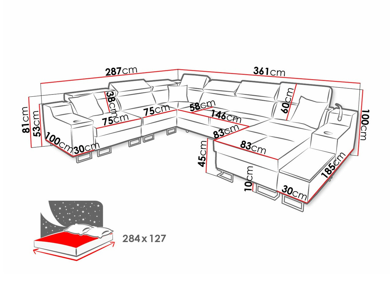 Kotna garnitura Sarasota 160 (Uttario Velvet 2951 + Uttario Velvet 2954)