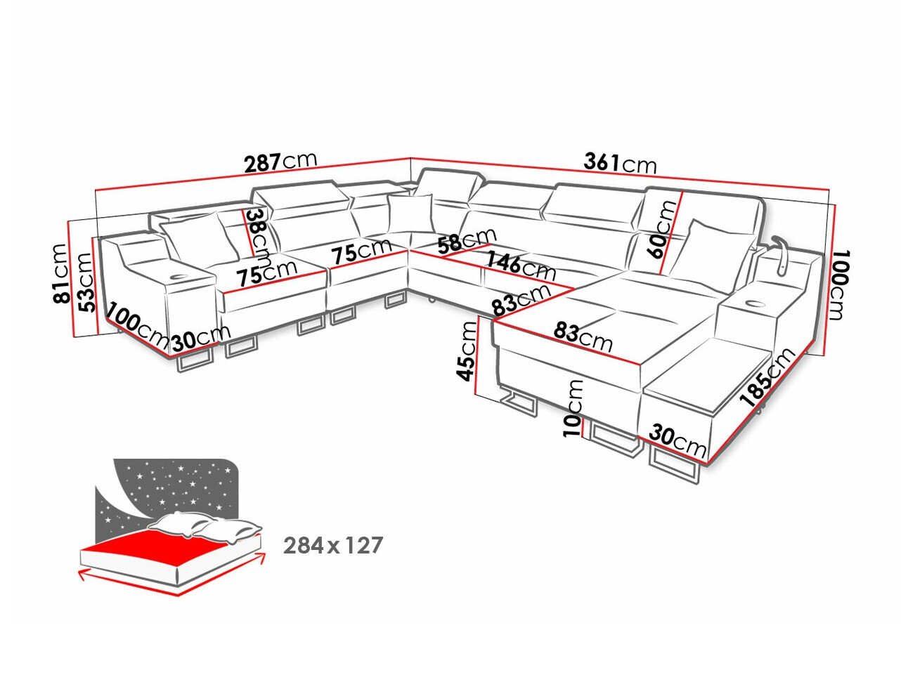 Kotna garnitura Sarasota 160 (Uttario Velvet 2955 + Uttario Velvet 2978)