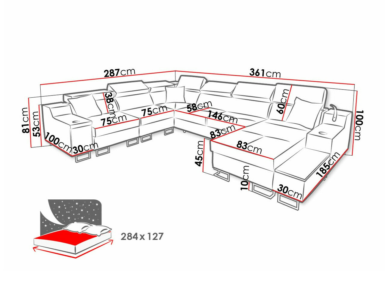 Kotna garnitura Sarasota 160 (Uttario Velvet 2967 + Uttario Velvet 2973)