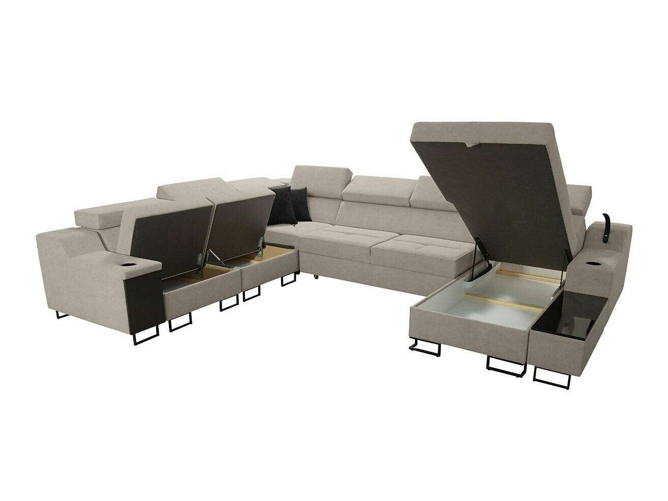 Kotna garnitura Sarasota 160 (Uttario Velvet 2980 + Uttario Velvet 2973)