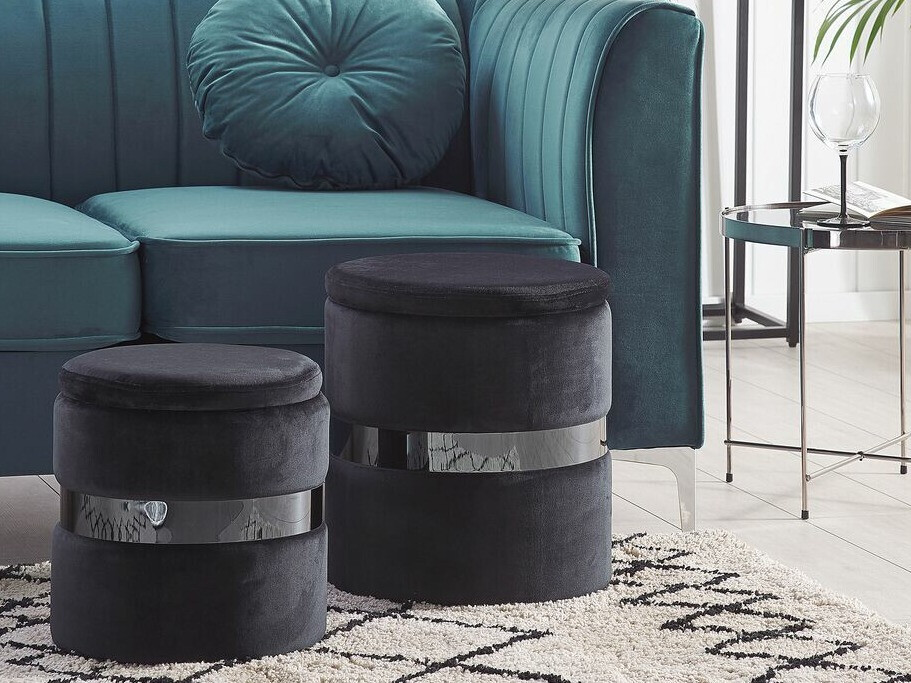 Komplet taburejev Berwyn 1629 (Črna)