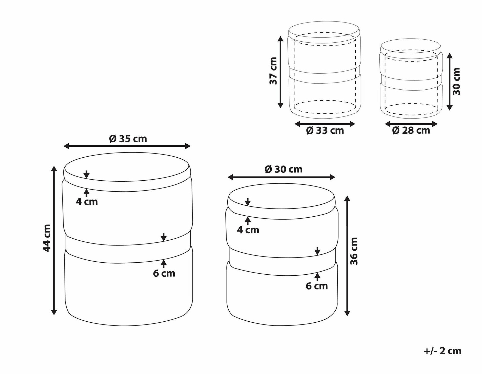 Komplet taburejev Berwyn 1629 (Modra)