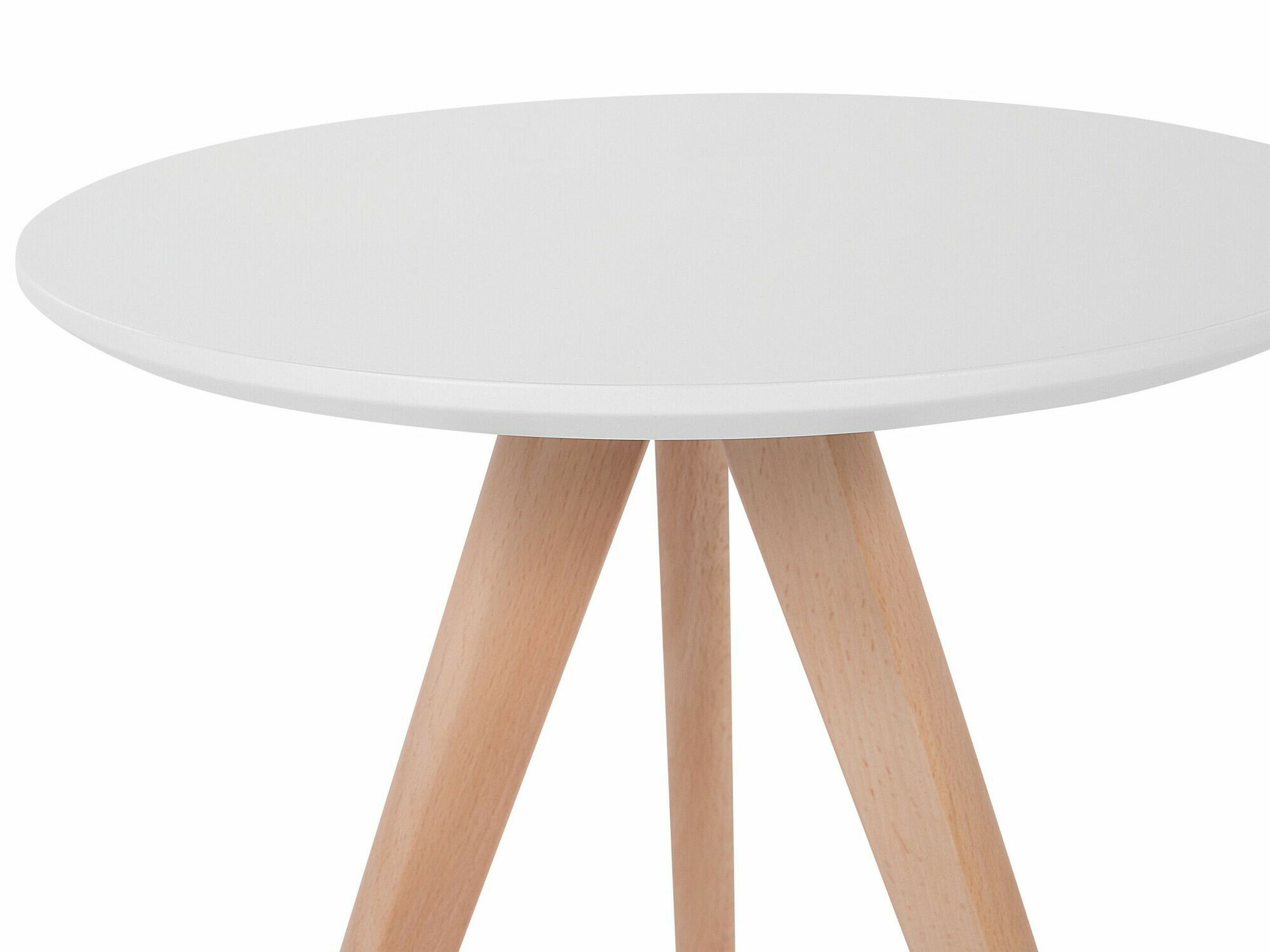 Komplet stranskih mizic Berwyn 1739 (Bela + Svetel les)