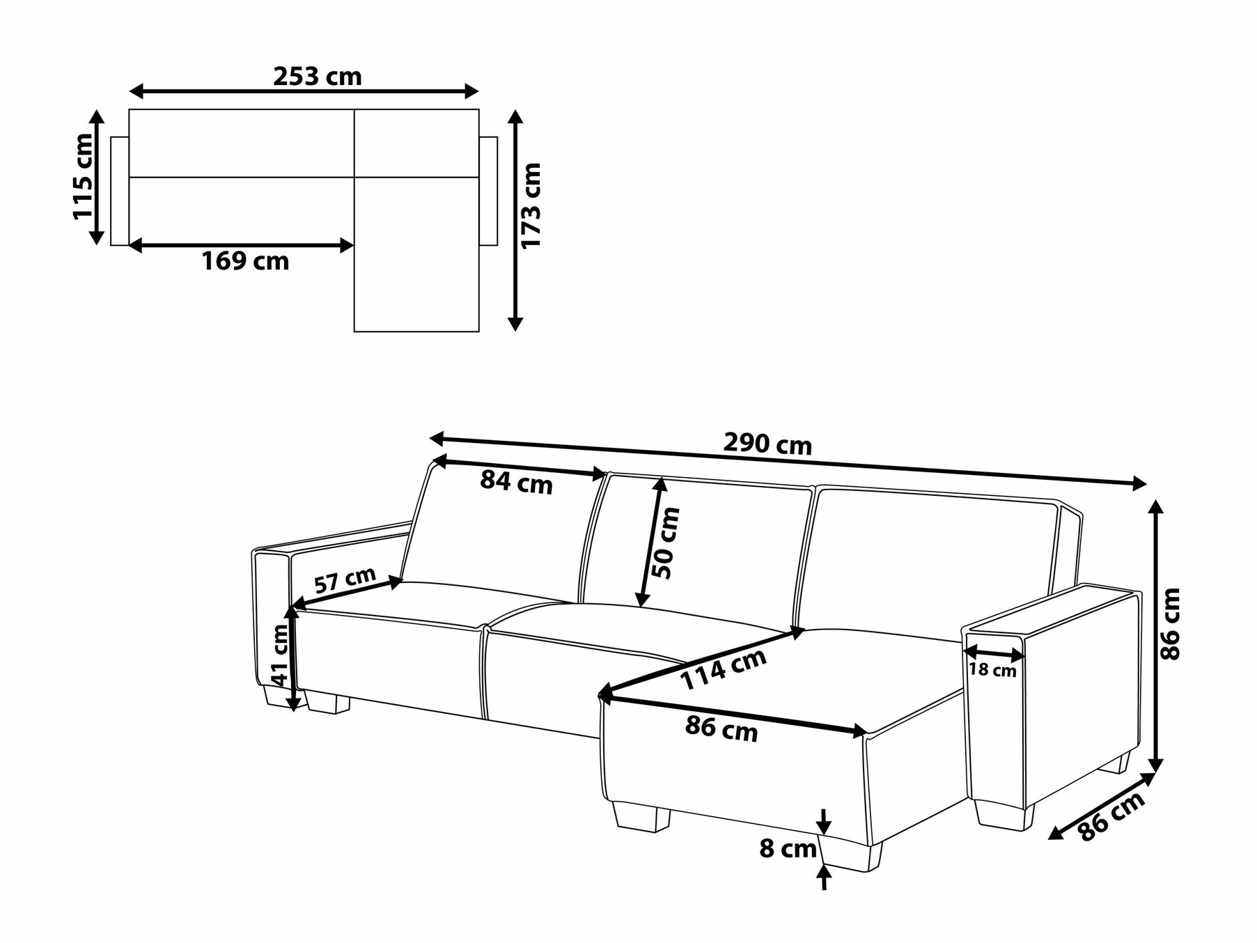 Kotna garnitura Berwyn 1649