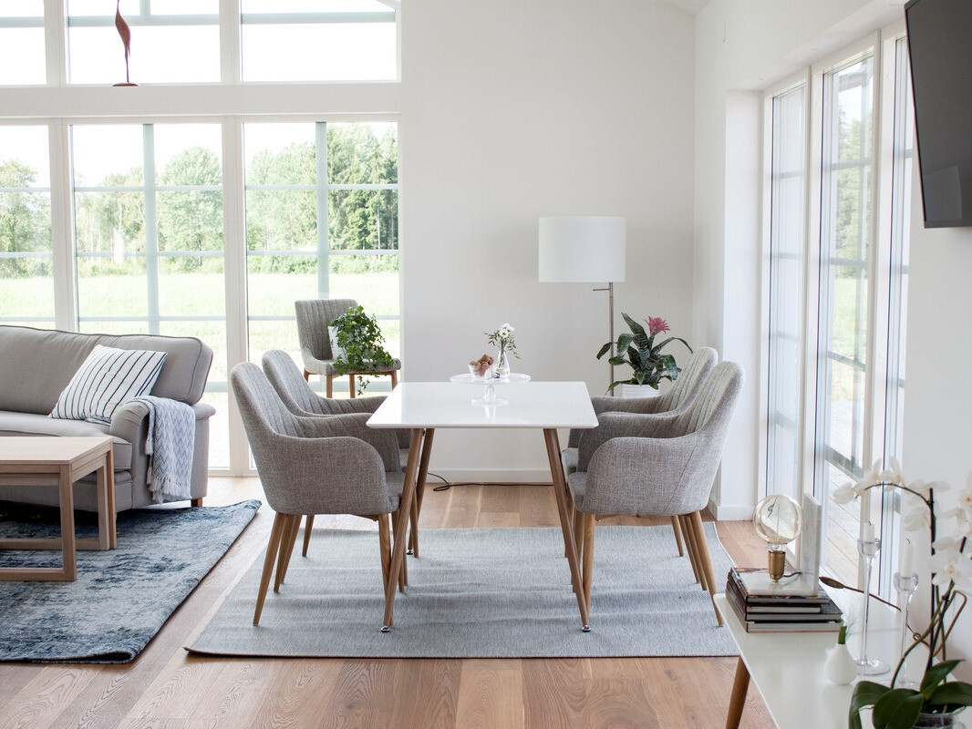 Miza Dallas 4306 (Sijaj bela + Svetel les)