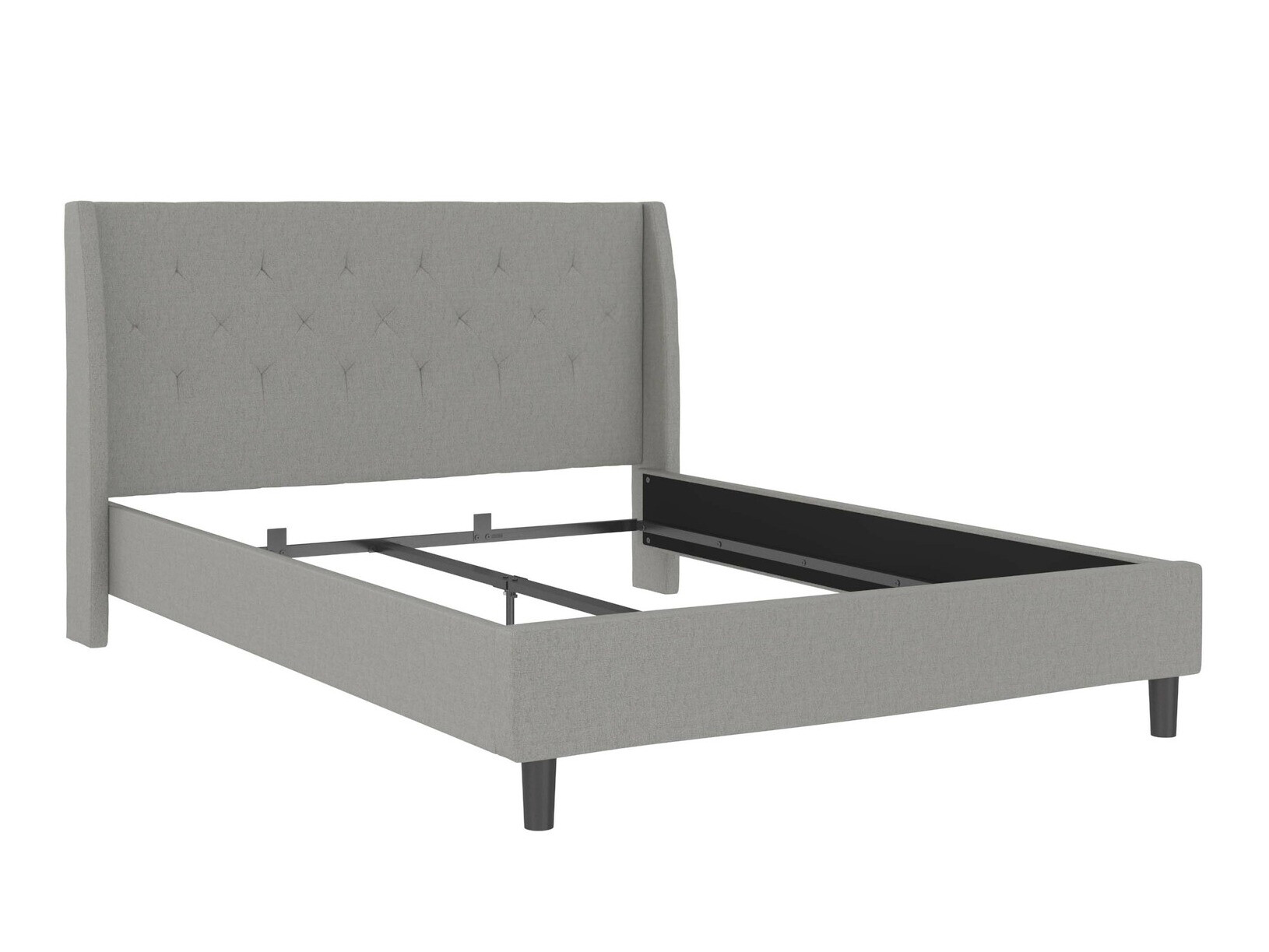 Postelja Denton 1267 (Svetlo siva)