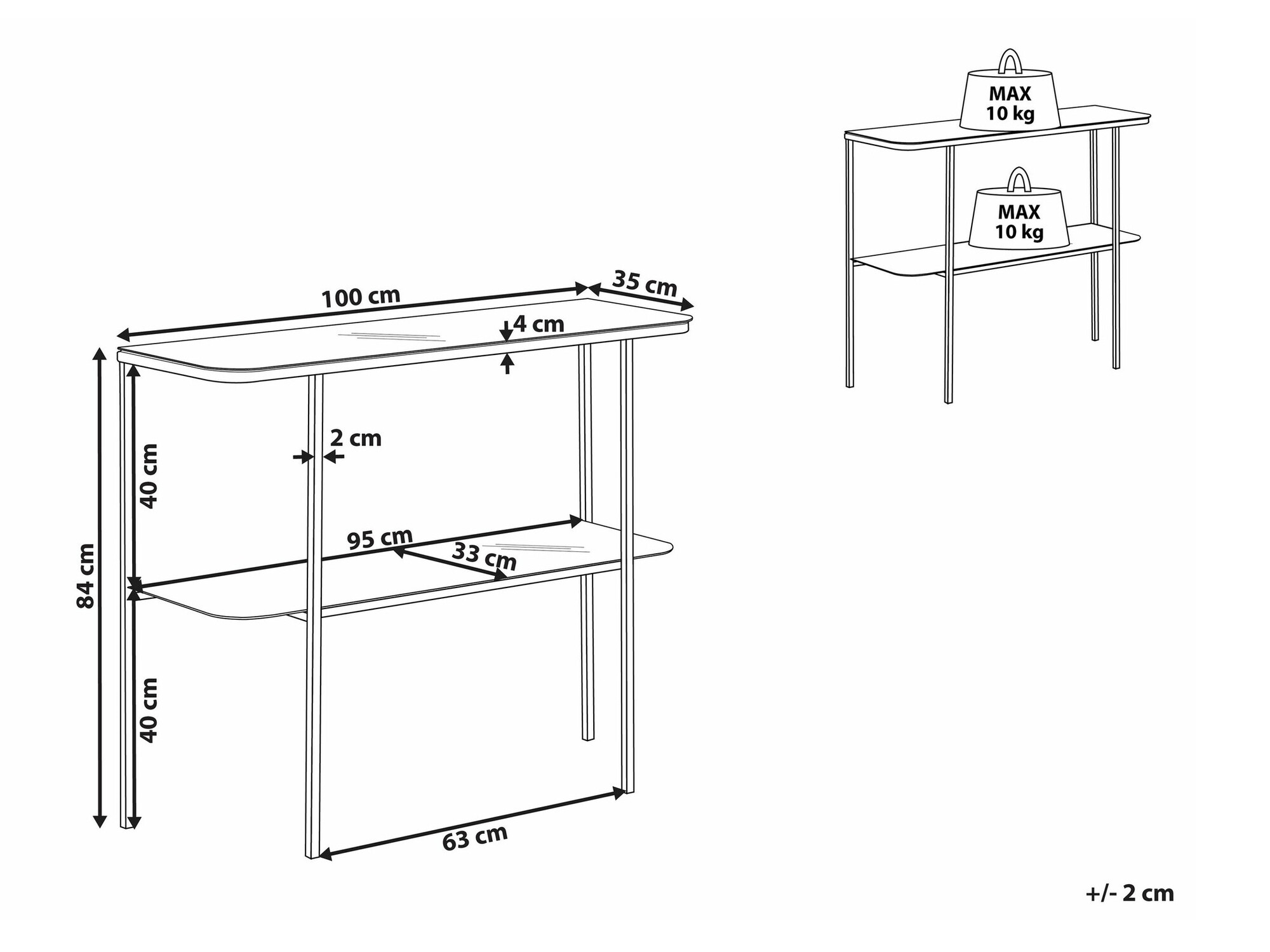 Konzolna miza Berwyn 1669 (Srebrna + Beli marmor)